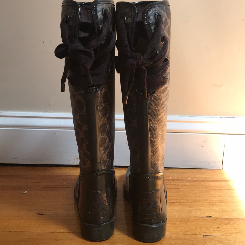 Coach Rainboots - Picture 3 of 3